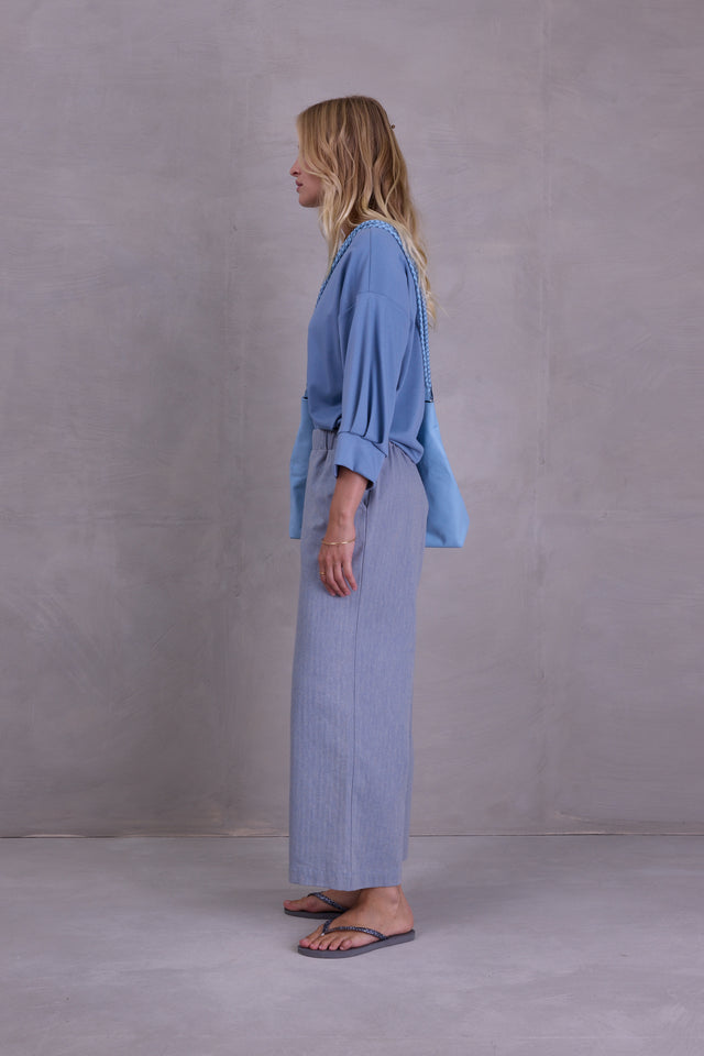 Nathalie Vleeschouwer Cava Sweater In Dusk Blue