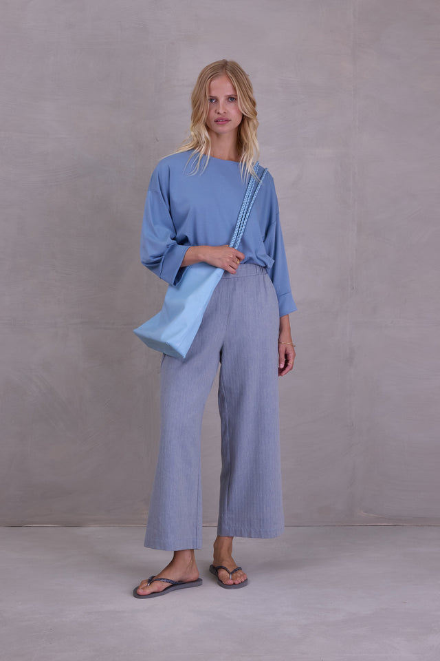 Nathalie Vleeschouwer Cava Sweater In Dusk Blue