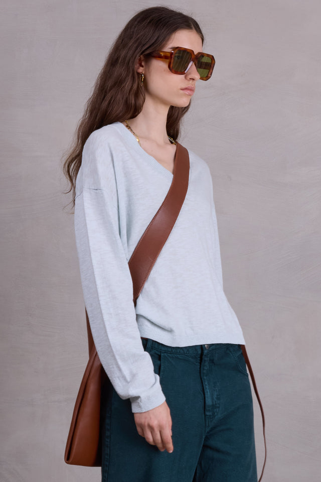 Nathalie Vleeschouwer Cerva Trui In Ice Blue