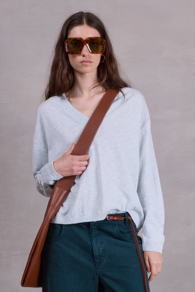 nathalie vleeschouwer Cerva trui in ice blue