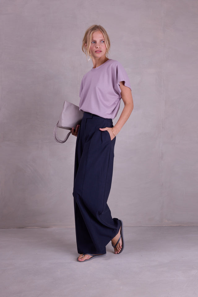 Nathalie Vleeschouwer Cezar Navy Broek