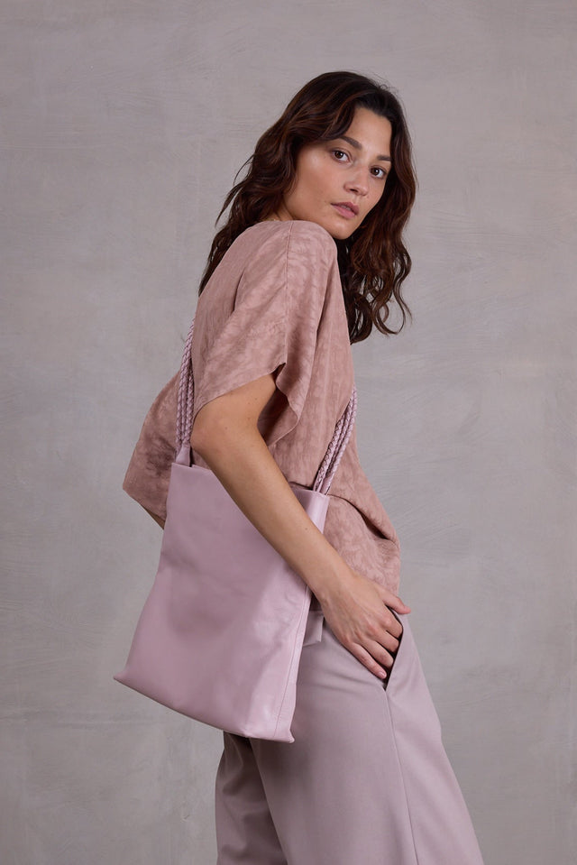 Nathalie Vleeschouwer Clutch Bag In Misty Rose