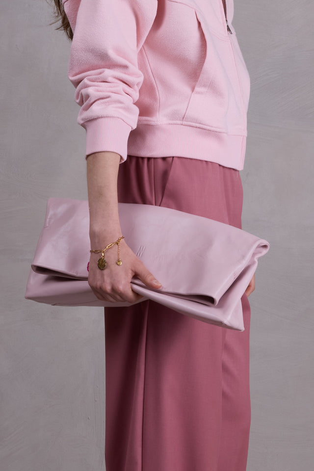 Nathalie Vleeschouwer Clutch Bag In Misty Rose