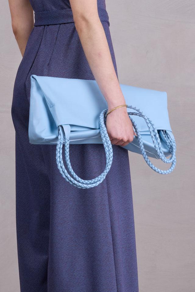 Nathalie Vleeschouwer Clutch Bag In Sky Blue