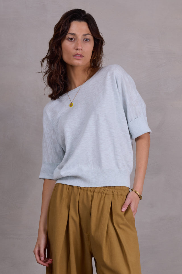 nathalie vleeschouwer Cuba truitje in ice blue