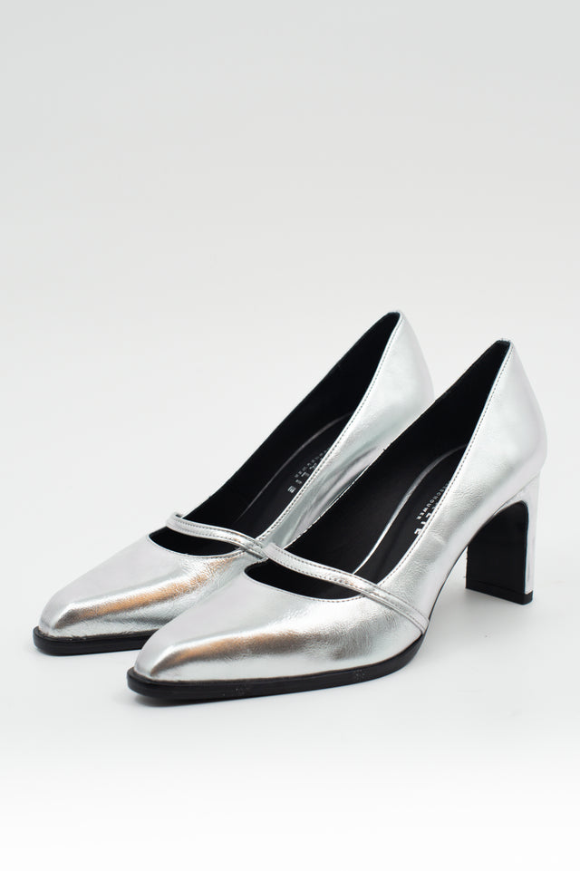 Nathalie Vleeschouwer Daggie Zilveren Pump