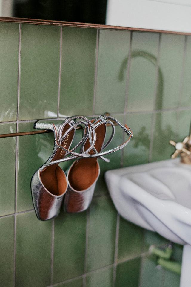 Nathalie Vleeschouwer Dancer Zilveren Pump