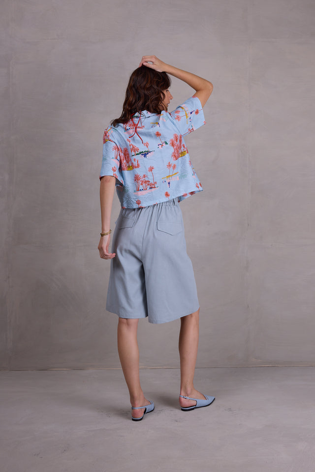 Nathalie Vleeschouwer Dante Hemd In Blue Havana