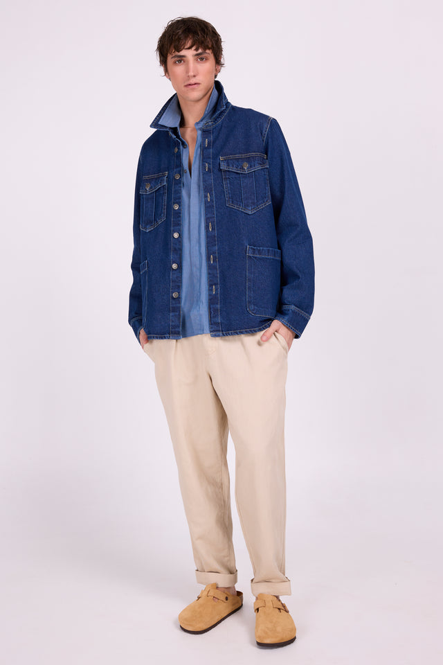 Nathalie Vleeschouwer Davin Dark Denim Vest