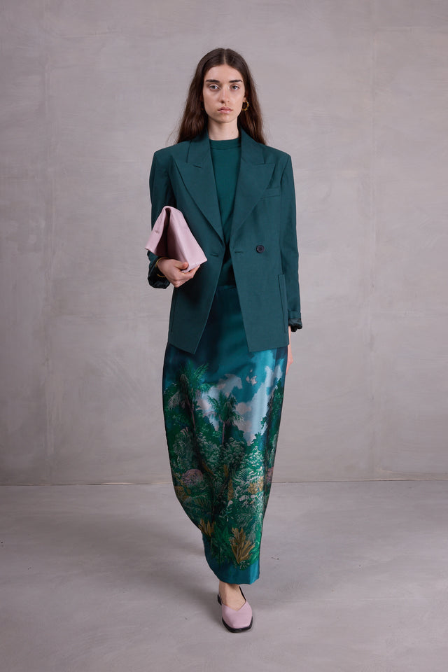Nathalie Vleeschouwer Davos Blazer In Bottle Green