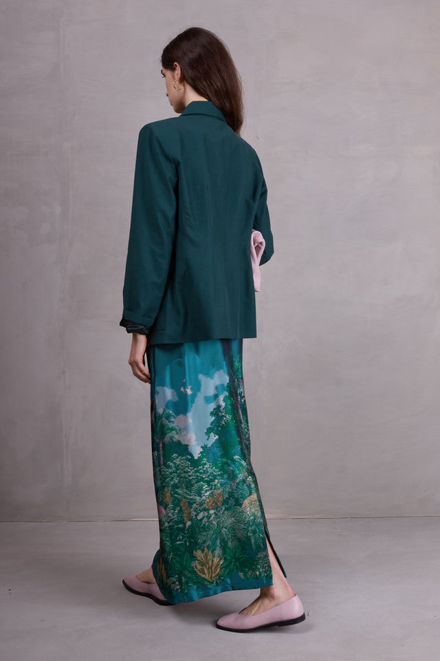 Nathalie Vleeschouwer Davos Blazer In Bottle Green