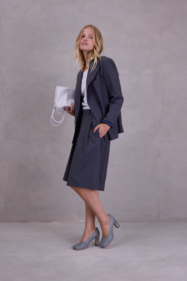 Nathalie Vleeschouwer Davos Blazer In Charcoal
