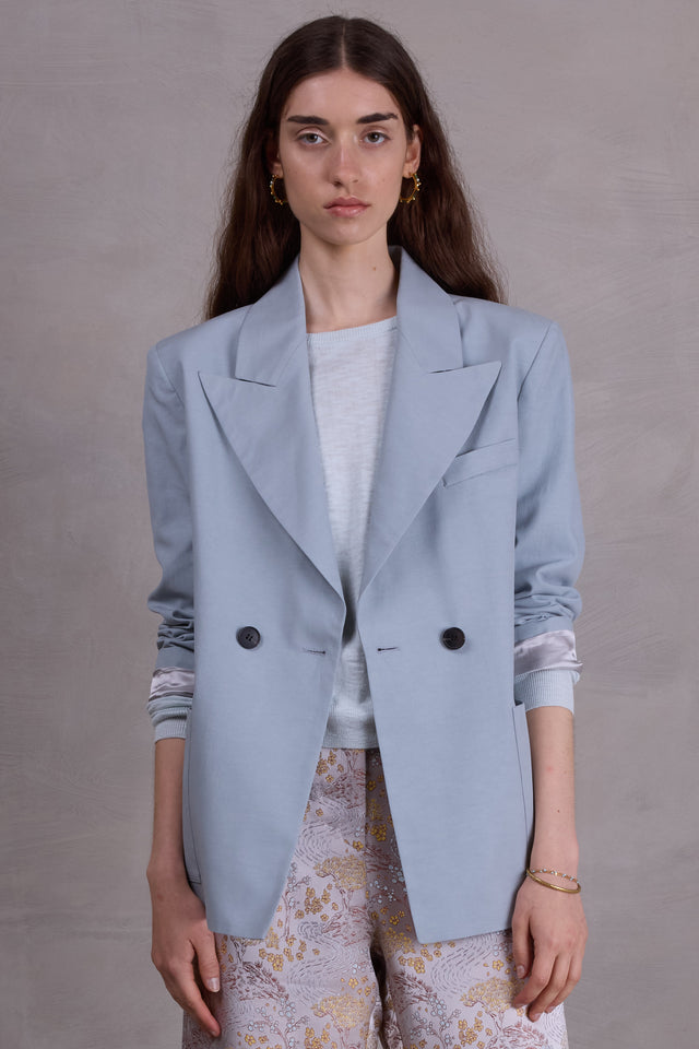 Nathalie Vleeschouwer Davos Blazer In Misty Blue