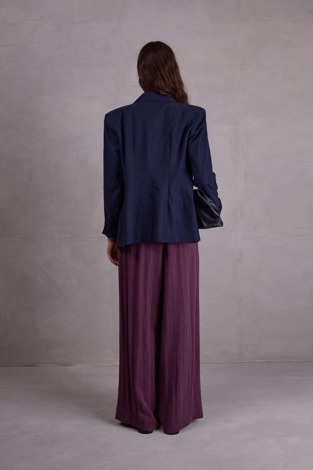 Nathalie Vleeschouwer Davos Navy Blazer