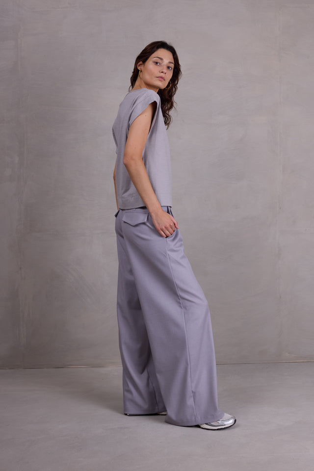 Nathalie Vleeschouwer Demi T-shirt In Mist