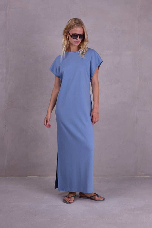 nathalie vleeschouwer Denise jurk in dusk blue