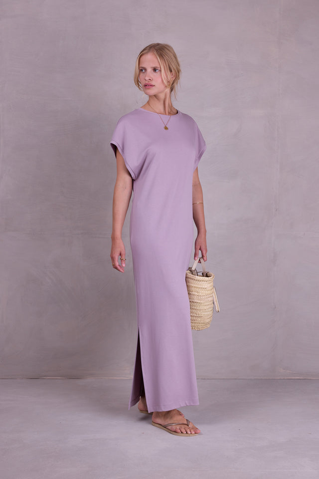 nathalie vleeschouwer Denise jurk in dusty lilac
