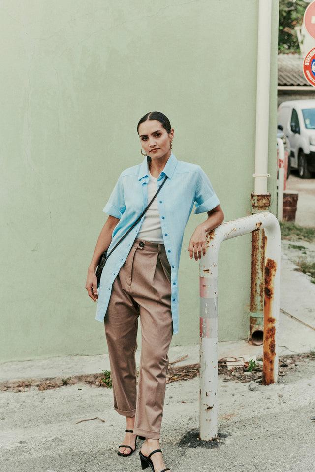 Nathalie Vleeschouwer Didier Taupe Broek