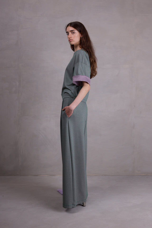 Nathalie Vleeschouwer Dotty Sweater In Green Blend