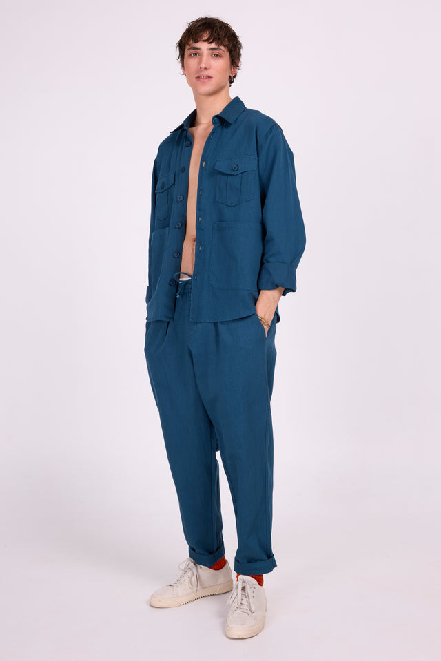 Nathalie Vleeschouwer Duke Petrolkleurige Vest