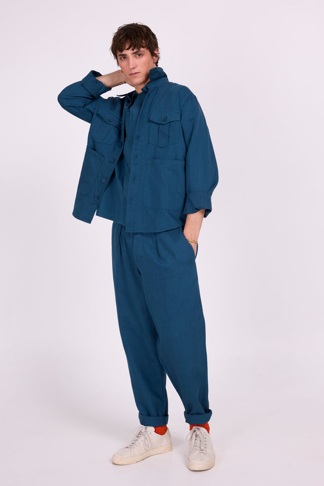 nathalie vleeschouwer Duke petrolkleurige vest