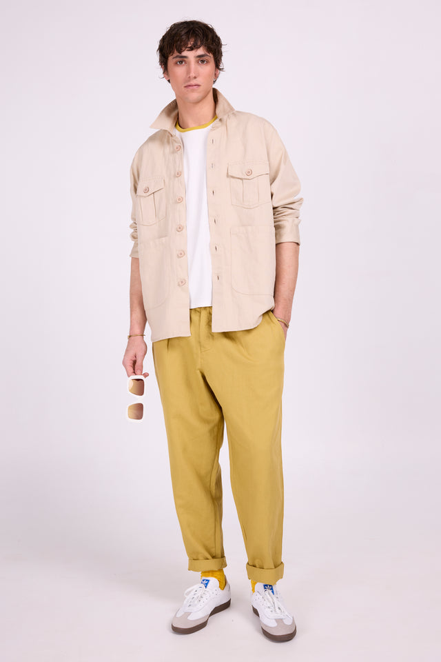 Nathalie Vleeschouwer Duke Zandkleurige Vest