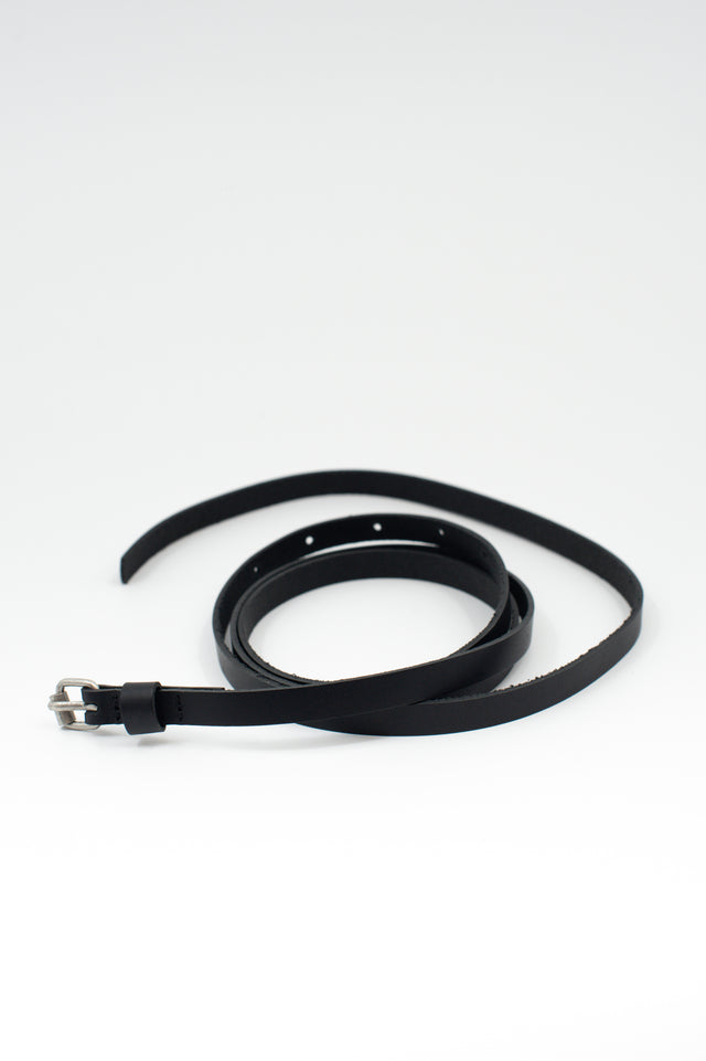 nathalie vleeschouwer Dunne zwarte riem