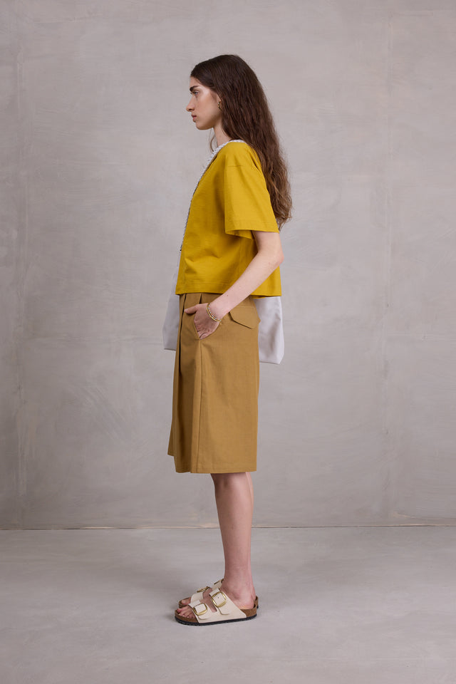 Nathalie Vleeschouwer Eddie Bermuda In Mustard