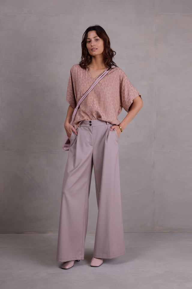 Nathalie Vleeschouwer Edward Taupe Broek