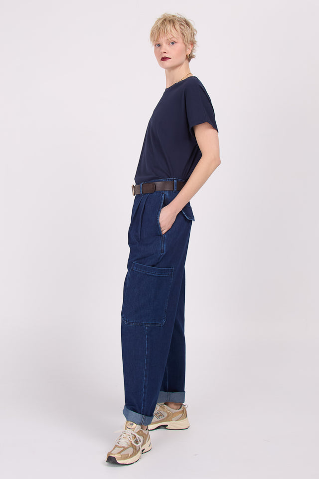 Nathalie Vleeschouwer Elio Cargobroek In Denim