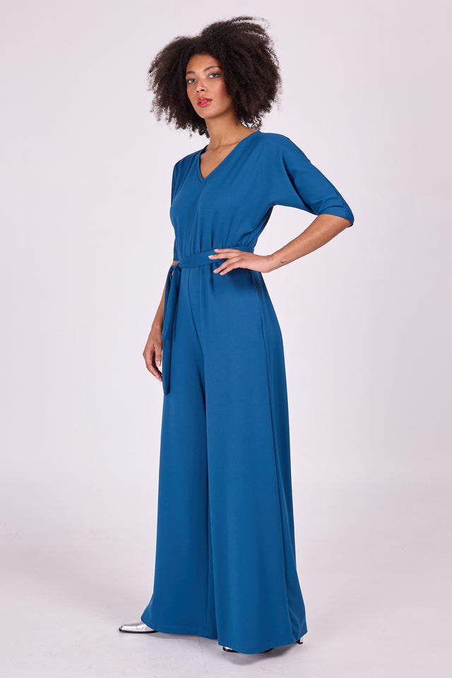 Nathalie Vleeschouwer Elvis Blauwe Jumpsuit
