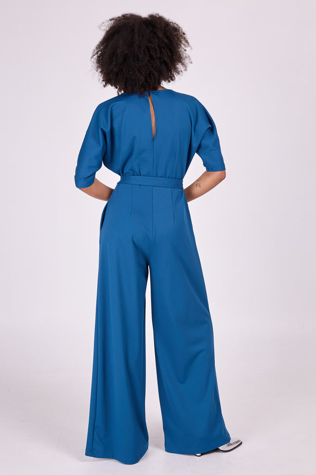 Nathalie Vleeschouwer Elvis Blauwe Jumpsuit