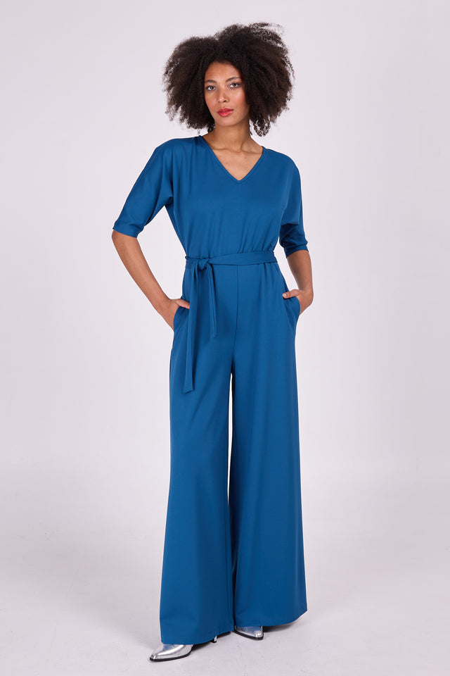 nathalie vleeschouwer Elvis blauwe jumpsuit