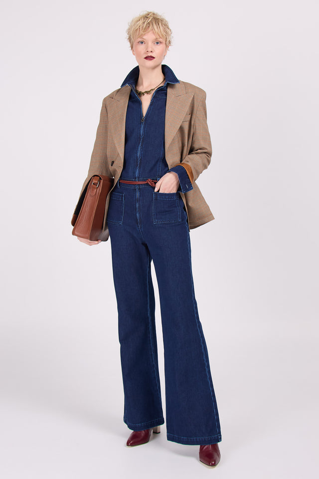 nathalie vleeschouwer Enrique denim jumpsuit