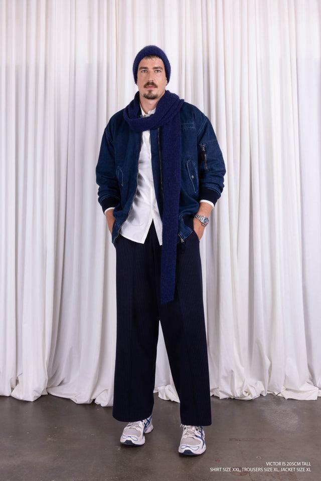 nathalie vleeschouwer Erwin denim bomberjas