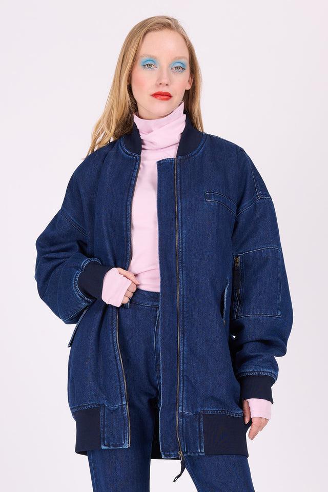 nathalie vleeschouwer Erwin denim bomberjas