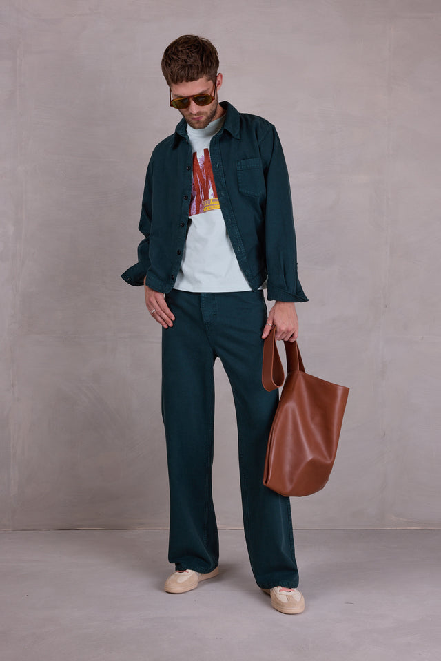 nathalie vleeschouwer Fabian overhemd in evergreen