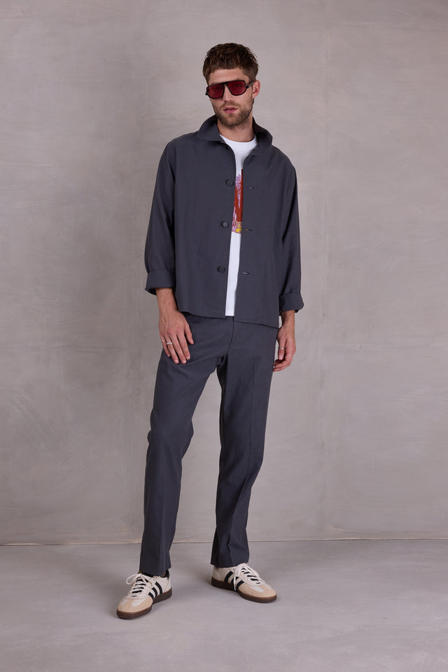 nathalie vleeschouwer Fabrice broek in charcoal