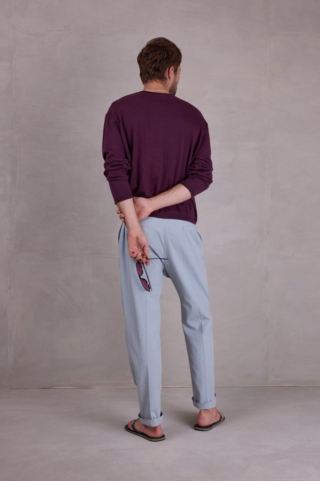 Nathalie Vleeschouwer Fabrice Broek In Misty Blue