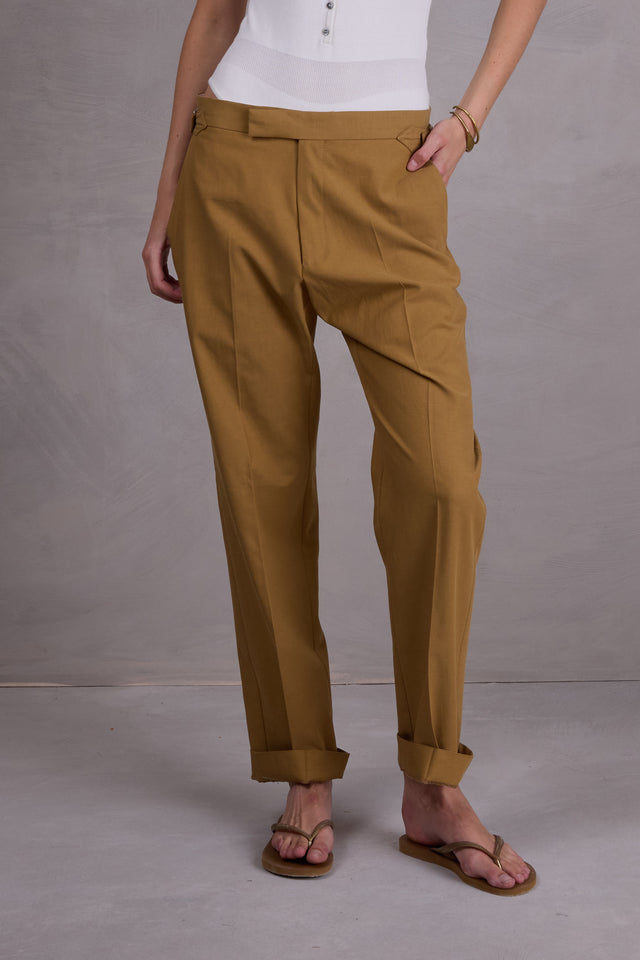 nathalie vleeschouwer Fabrice broek in mustard