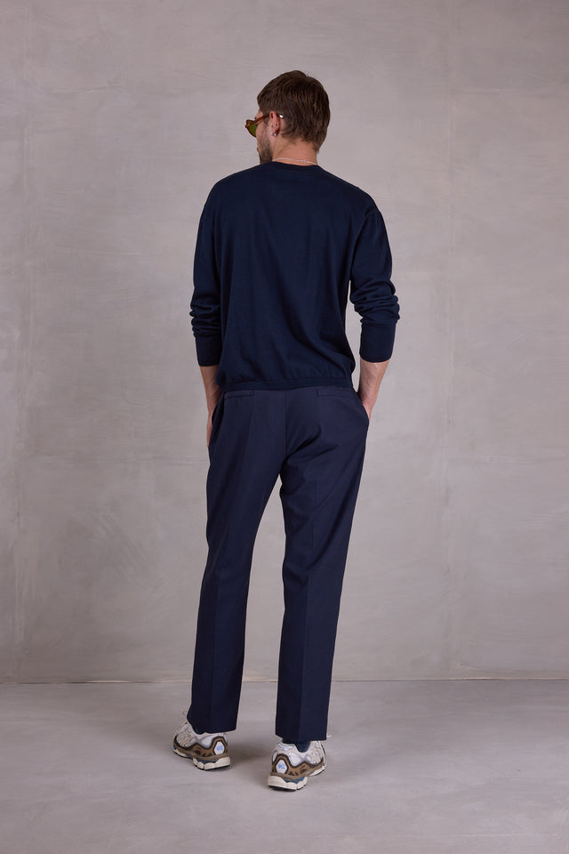 Nathalie Vleeschouwer Fabrice Broek In Navy