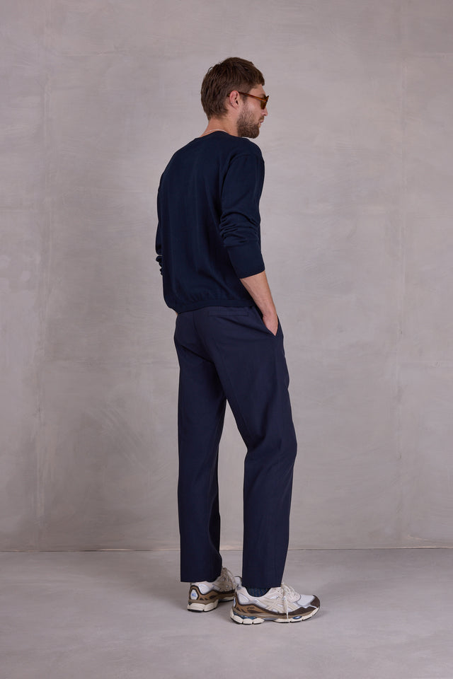 Nathalie Vleeschouwer Fabrice Broek In Navy