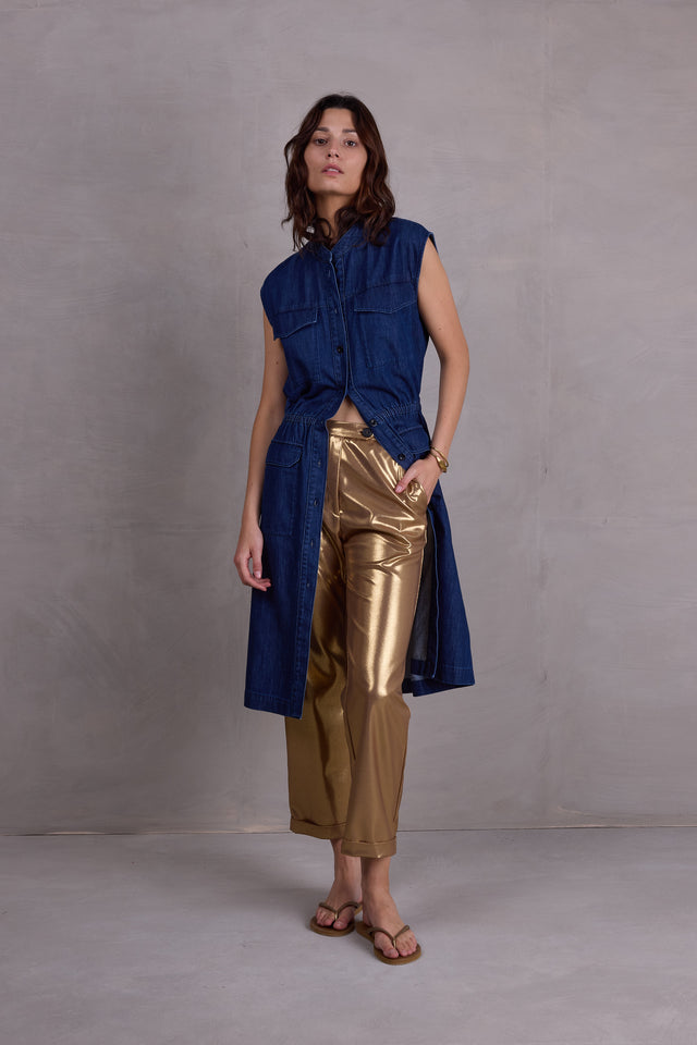 Nathalie Vleeschouwer Faith Jurk In Summer Denim