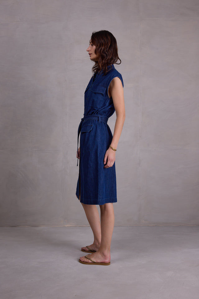 Nathalie Vleeschouwer Faith Jurk In Summer Denim