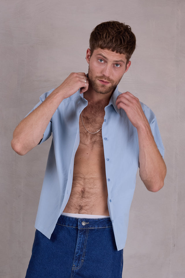 Nathalie Vleeschouwer Falma Misty Blue Hemd