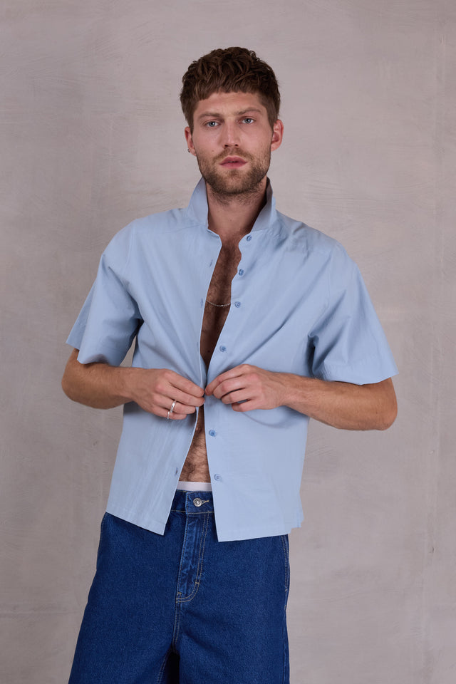 nathalie vleeschouwer Falma misty blue hemd