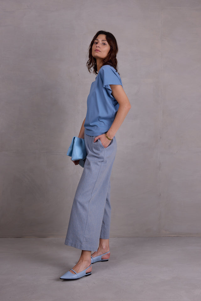 Nathalie Vleeschouwer Fanta T-shirt In Dusk Blue