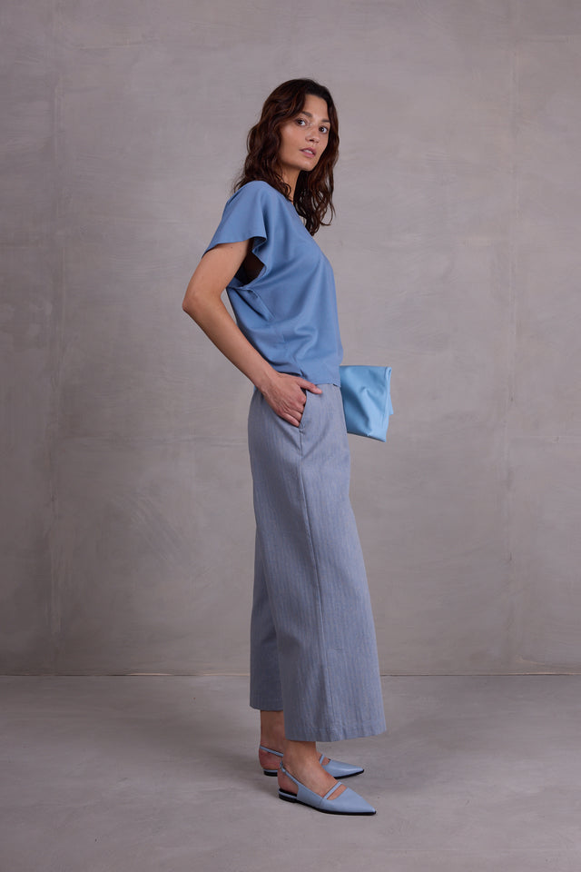 Nathalie Vleeschouwer Fanta T-shirt In Dusk Blue