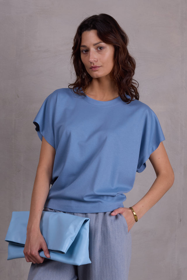 nathalie vleeschouwer Fanta T-shirt in dusk blue