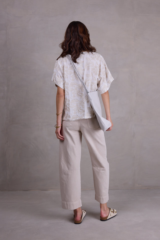 Nathalie Vleeschouwer Faro Ecru Broderie Blouse